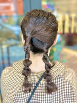 結婚式お呼ばれヘア/ヘアアレンジ/恵比寿/渋谷