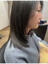 アーカイブ(archive) ブルーネイビーでつくる暗めカラー × レイヤーカット archive