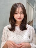  似合わせカット/ダークアッシュ/バタフライカット/川崎26