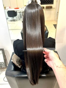 ノア(no_a) 【四条烏丸】髪質改善酸性ストレート×ショコラブラウン