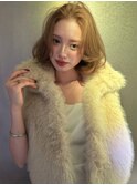 《SOYON》タッセルボブのゆるふわ巻き