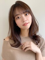 トゥーナ 表参道(tona) ロングレイヤー、外ハネボブ、グレージュ、脱白髪染め☆