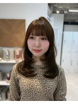 ザシェノンウメダ(THA CHAINON UMEDA) イメチェン/ピンクベージュ/アンブレラカラー/前髪/心斎橋