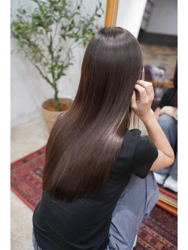 アリー 原宿 表参道(ALLY) ALLY濱田 髪質改善×ブリーチなしグレージュカラー
