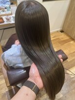 テラスヘア 三条(TERRACEhair) 春のうねり対策に*縮毛矯正×透明感カラーで1日ツヤ髪仕上げ