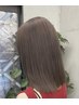 《伸ばすから整える》【酸性ストレート】＋【カット】【水素トリートメント】