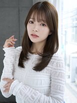 エインアンリー 明治神宮前(AIN.ANLY.)&nbsp;ハッシュカット顔周りカットワンホンレイヤーカット韓国ヘア