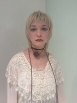 ビファイン 本店(Befine) ホワイトブロンド×シャギーレイヤー
