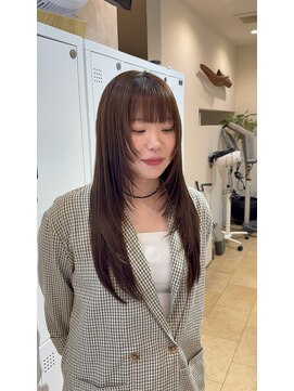 マティス 室見店(MATISSE) ナチュラルブラウン×韓国風レイヤーロング