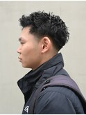 テーパーフェードアクティブショートスパイキーショート短髪