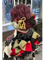 ランズ(LANDS)&nbsp;成人式ヘア 着付け【大阪 梅田 ヘアセット】
