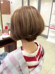 【hair's curare】ハイライトリッチボブ