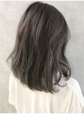 【iIIL hair lounge】透明感シアグレージュ ラフカール 高崎
