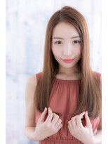 ヘアアンドビューティー ミック(Hair & Beauty miq) 縦ライン強調の小顔ストレートで☆ウルツヤ透明感