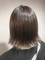 ゴート(GOAT)&nbsp;切りっぱなしボブ×オリーブアッシュ【GOAT原宿】