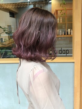 ヘアスタジオダップ(hair studio dap) ピンクベージュグラデーション