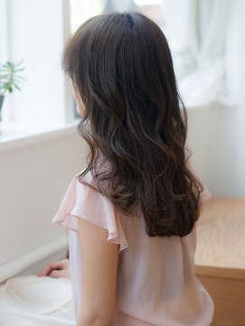 マイラ 銀座(myla) 透け感大人可愛いひし形フリンジウェーブ20代30代40代髪質改善