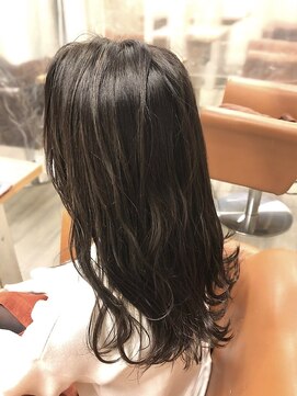 アンプリュス リアン(1+ Unplus lien) デザインハイライトカラーセミウェットウェーブ/亀戸/錦糸町