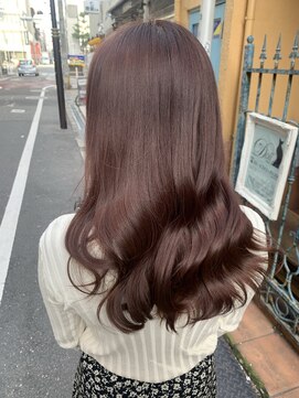 アルコイリスバイドールヘアー(ARCOIRIS by Dollhair) ダークアッシュストカール暖色系カラーグラボブ都島髪質改善大阪