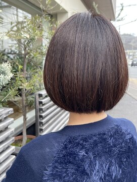 ファム 十日市店(femme) 大人前髪無しボブ