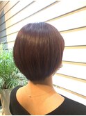 襟足スッキリ☆大人キレイな小顔ショートボブ　20代30代40代