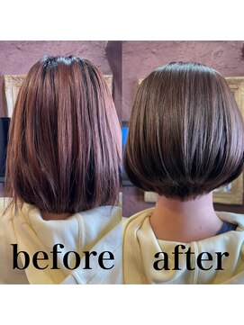 クロノス(CRONOS) ミルクティーベージュ、ショートボブ、20代、30代、40代