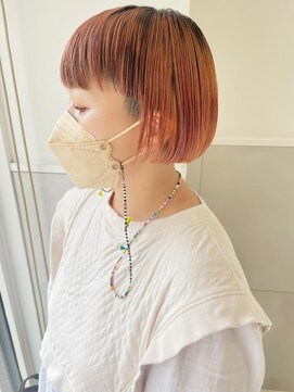 バブ バイネオリーブ(Bab by neolive) ピンクベージュミニボブ☆