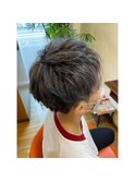 グレーショートスタイル☆