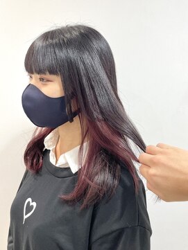 リベラ(LIBERA) 《TARO》 ピンクモーブ セクションカラー インナーカラー