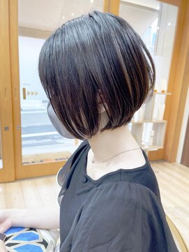 モリオ フロム ロンドン 成増店 【morio成増 セリザワ】丸みショートボブ 髪質改善