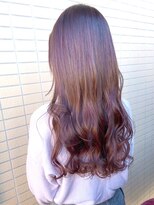 ジュジュル 稲毛本店(jujur)&nbsp;ピンクグレージュカラー/ボブウルフ/ココアベージュ