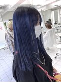 グレージュカラーボブウルフ黒髪ココアベージュ【市川】