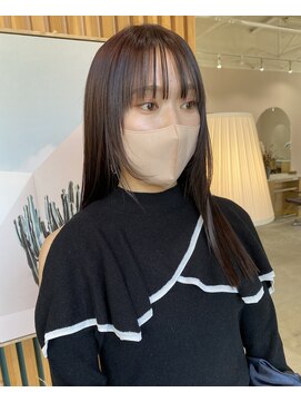 キュオンシア(CUEON. ciea) 艶髪×ピンクベージュ