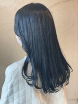 ニコ カシェート 狭山市東口店(nico-cachette) ブルーブラック(ブリーチ無し)