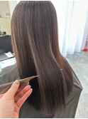 ストレートロングスタイル【髪質改善・弱酸性縮毛・池袋駅】