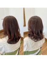 デュアル(dual)&nbsp;50代／定期カット☆セミロングヘア　静岡市／葵区