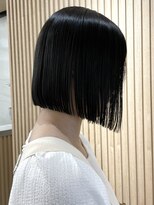 ロンドプロフィール 浦和(Lond profil)&nbsp;透明感アッシュグレージュ　コンパクトストレートボブ