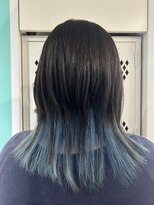マティーナ ヘアー 池袋(Matina hair)&nbsp;【ウルフ×インナーカラー水色】20代30代40代50代