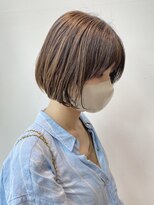 まとまる内巻きボブ　軽めボブ