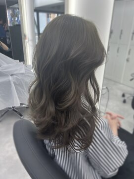 アルドーレ(Ardore) ブリーチなしダブルカラー☆オリーブグレージュ