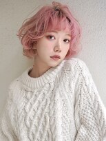 ブゾン(buZon)&nbsp;【buZon ブゾン】イメチェン☆マッシュボブ×ピンクカラー