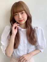シエルバイアフロート(ciel by afloat)&nbsp;〈藤間〉大人ガーリー/顔まわりレイヤー/ミルクティーベージュ