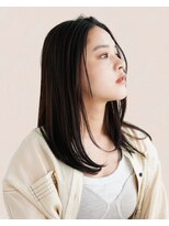 銀座駅/ブリーチなし/酸性ストレート/韓国/韓国ヘア