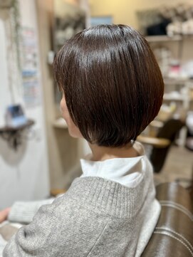 カゼイロ美容室(Kazeiro) 髪質改善カラーでレッドブラウン