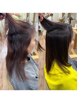 ハニー(HONEY) 髪が巻けるストレートパーマ【プレミアム美髪矯正】