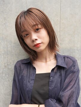 ニコ トウキョウ 渋谷(nico TOKYO) ミディアムレイヤーカットボブウルフ/10代20代/インナーカラー