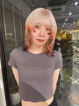 ブランコ 名古屋栄(BLANCO) ウルフカットデザインカラー