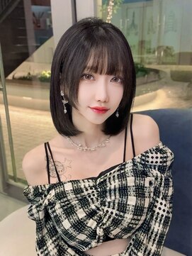 クム(kumu) 【kumu】くびれミディ/姫カットぱっつん前髪/栄/名古屋