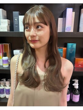 ヘアーアンドファッションシオミエイチ (hair＆fashion shiomi H) シアーベージュ