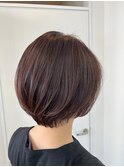 グラデーションボブ×艶髪×艶カラー